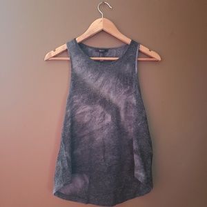 Tie Dye High Low Muscle Tee